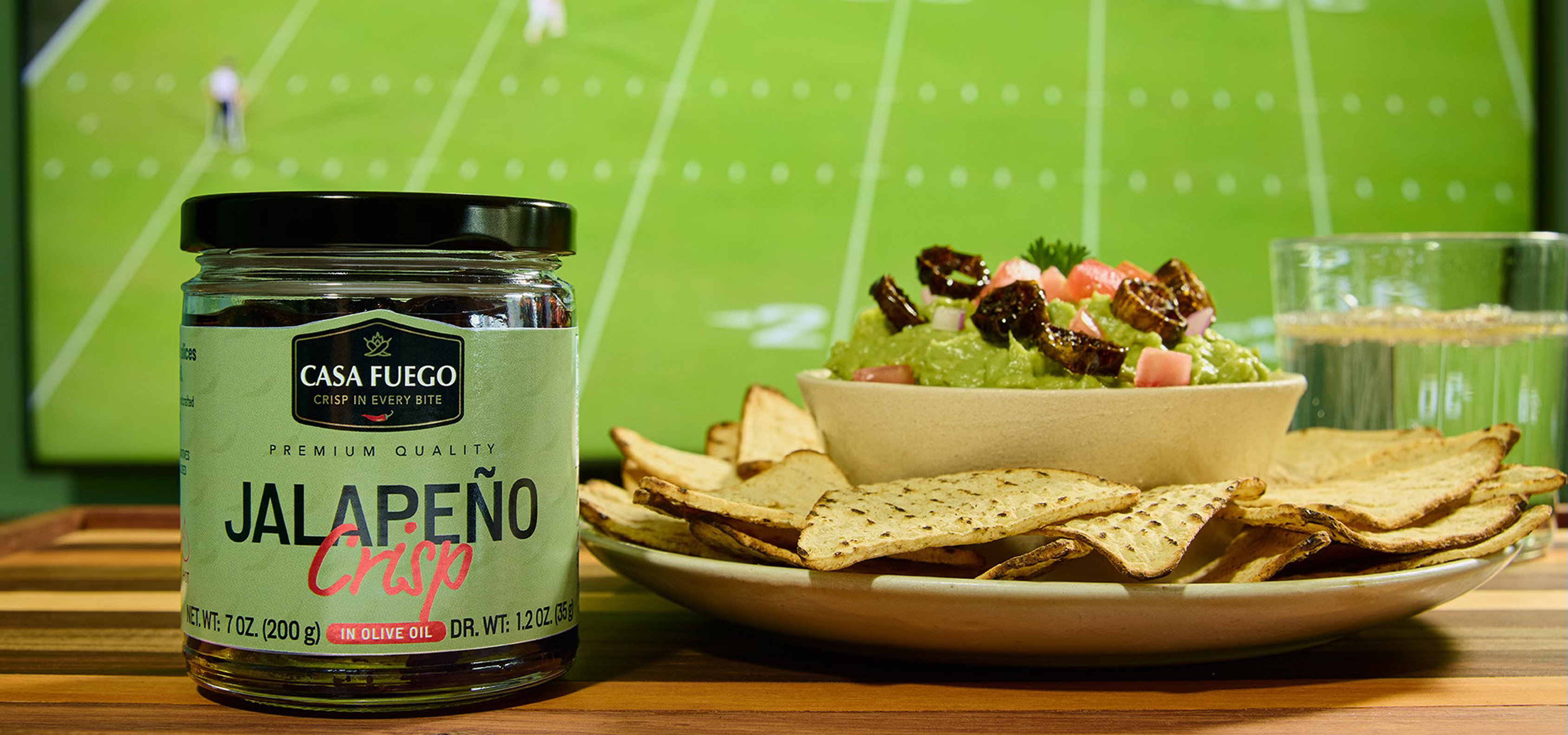 All-Mexican Guacamole with Jalapeño Crisp