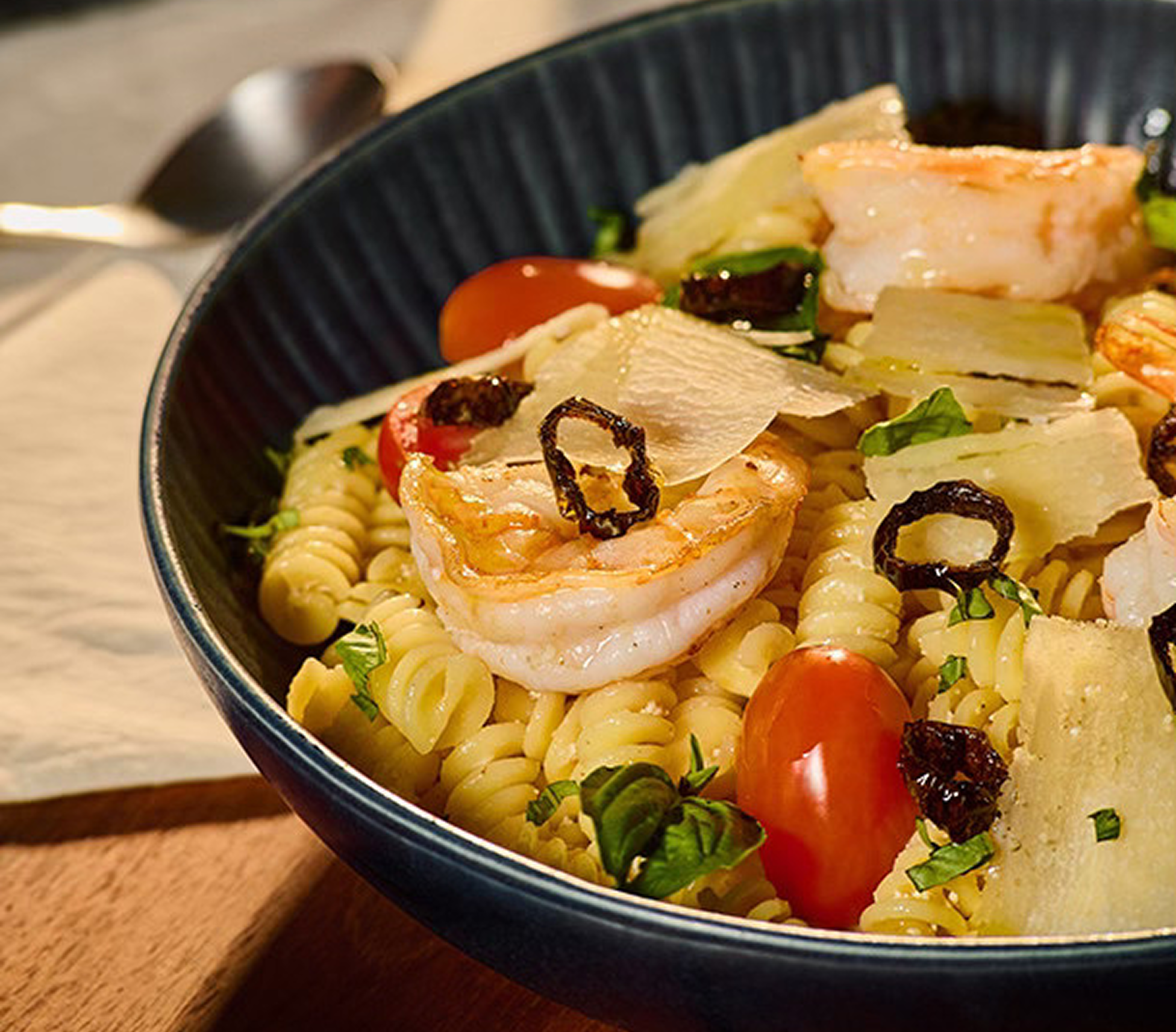 Pasta with Yellow Wax Crisp